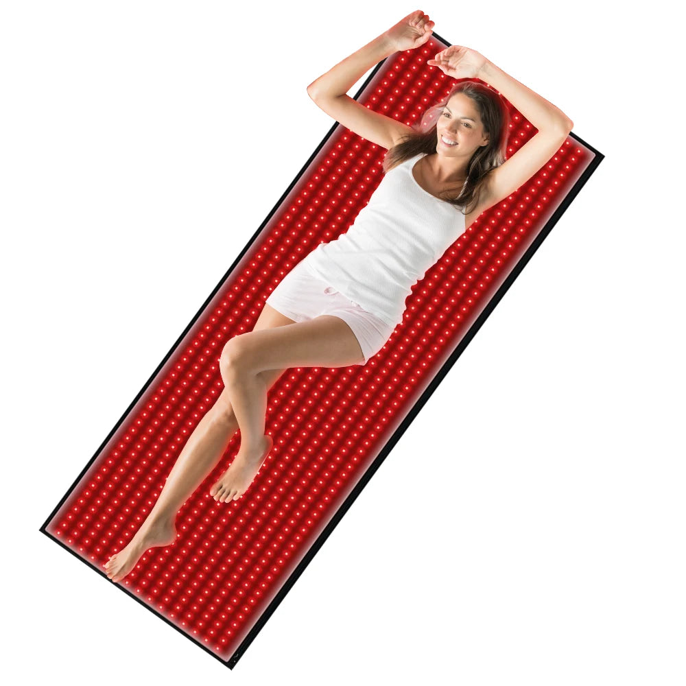 Red Light Therapy Mat Full Body Relaxation 945 LEDs 850nm