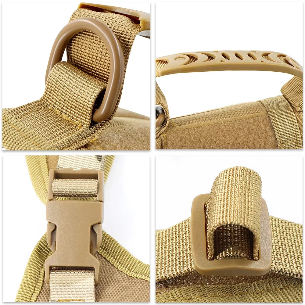 Petavel Tactical Cat Harness With Adjustable Padded Mesh Vest