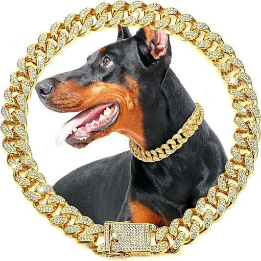 Premium Stainless Steel Chain Collar For Dogs And Cats