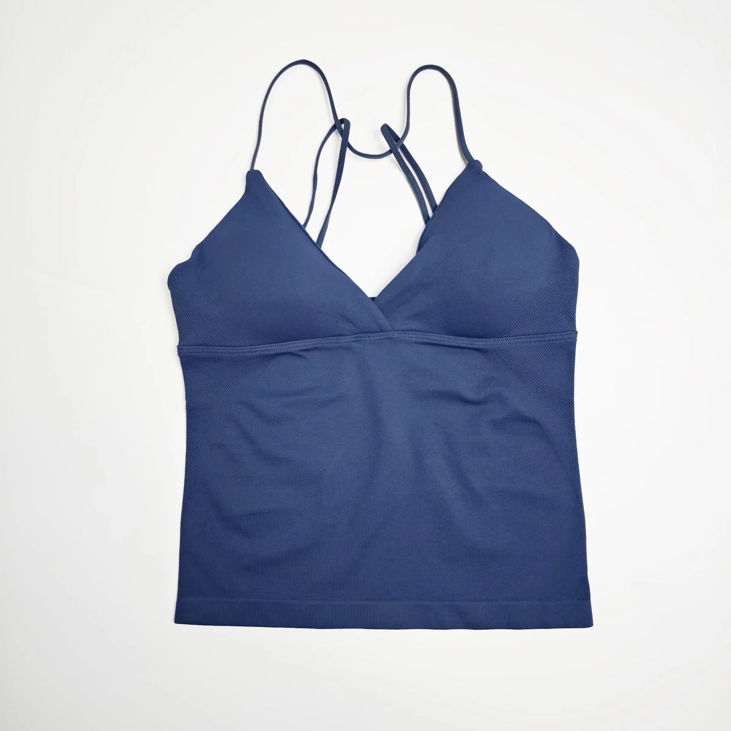 NCLAGEN Vision Twist Front Longline Seamless Yoga Tank