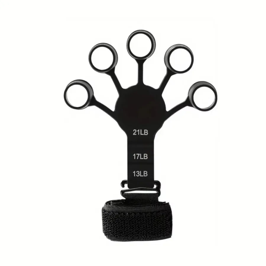 Portable Adjustable Silicone Finger Hand Grip Trainer Forearm Wrist Exerciser