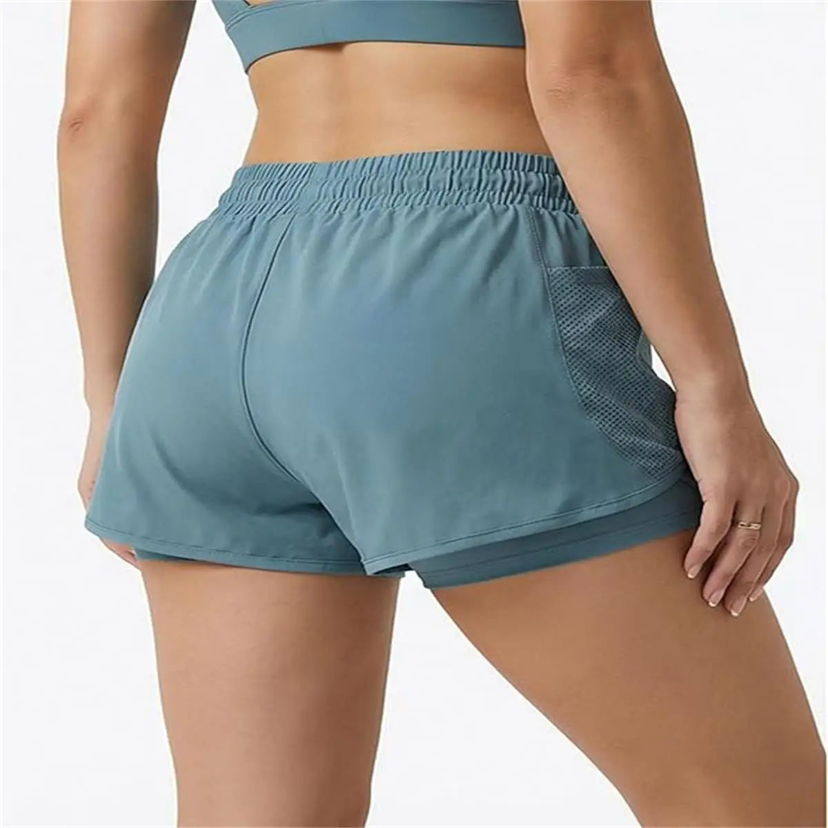 Women's Quick Dry Yoga Shorts With Flexible Stretch Fabric