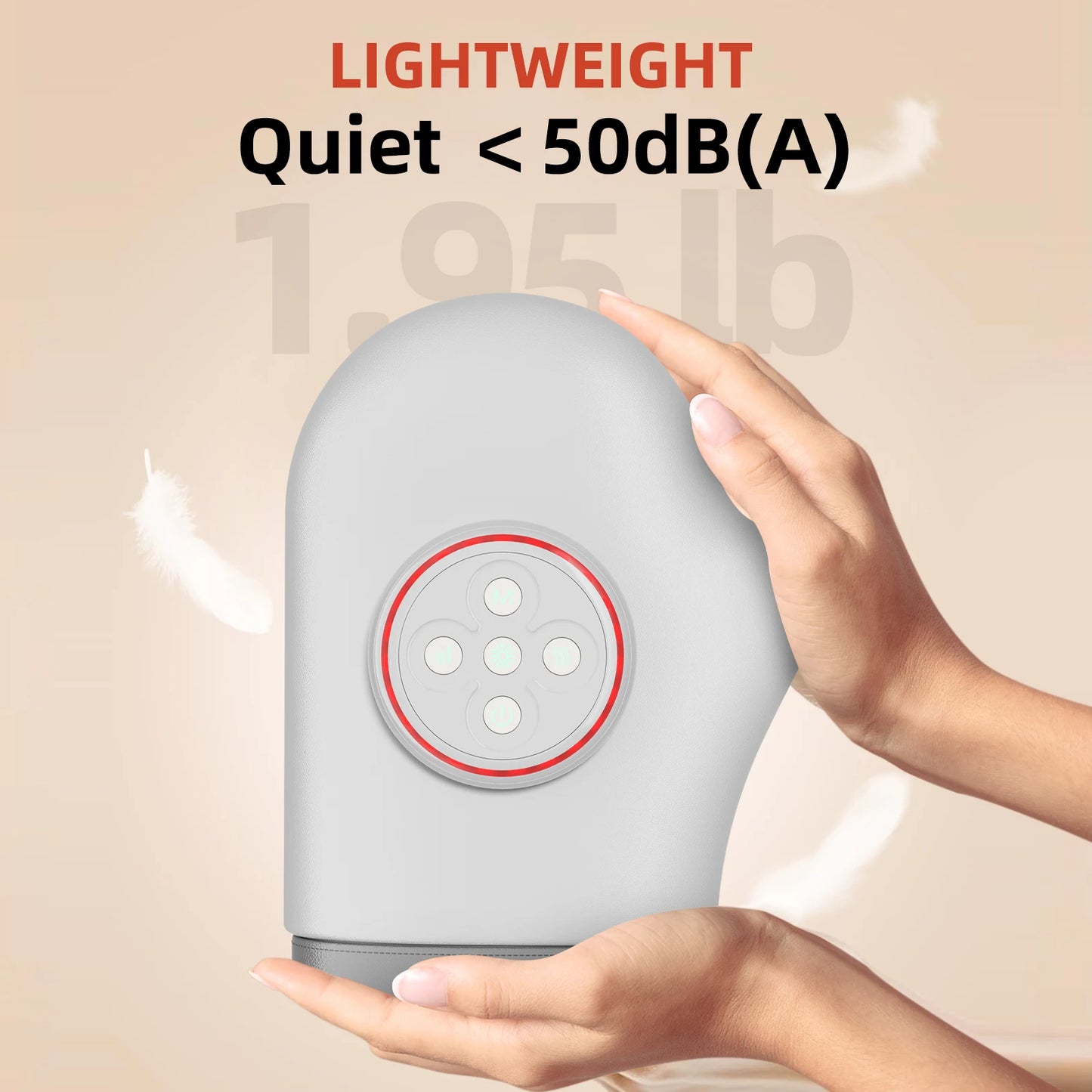 LEERCON Portable Hand Massager With 1800mAh Battery And 6 Modes