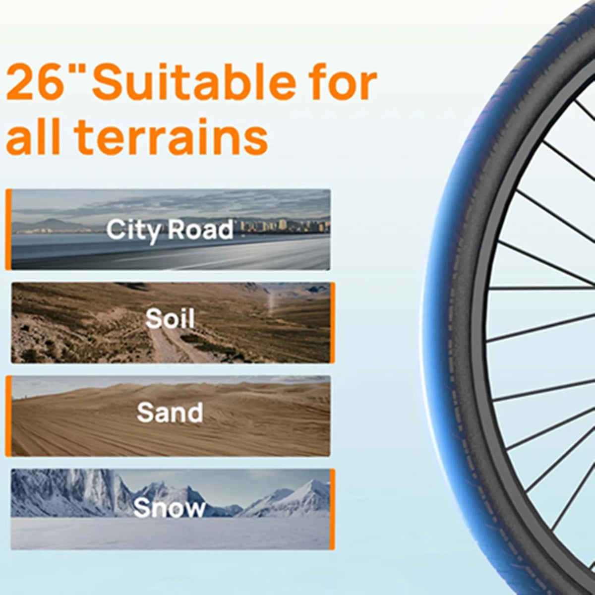 Urlife E26 Electric Bicycle With Seven Speed And Hydraulic Brakes