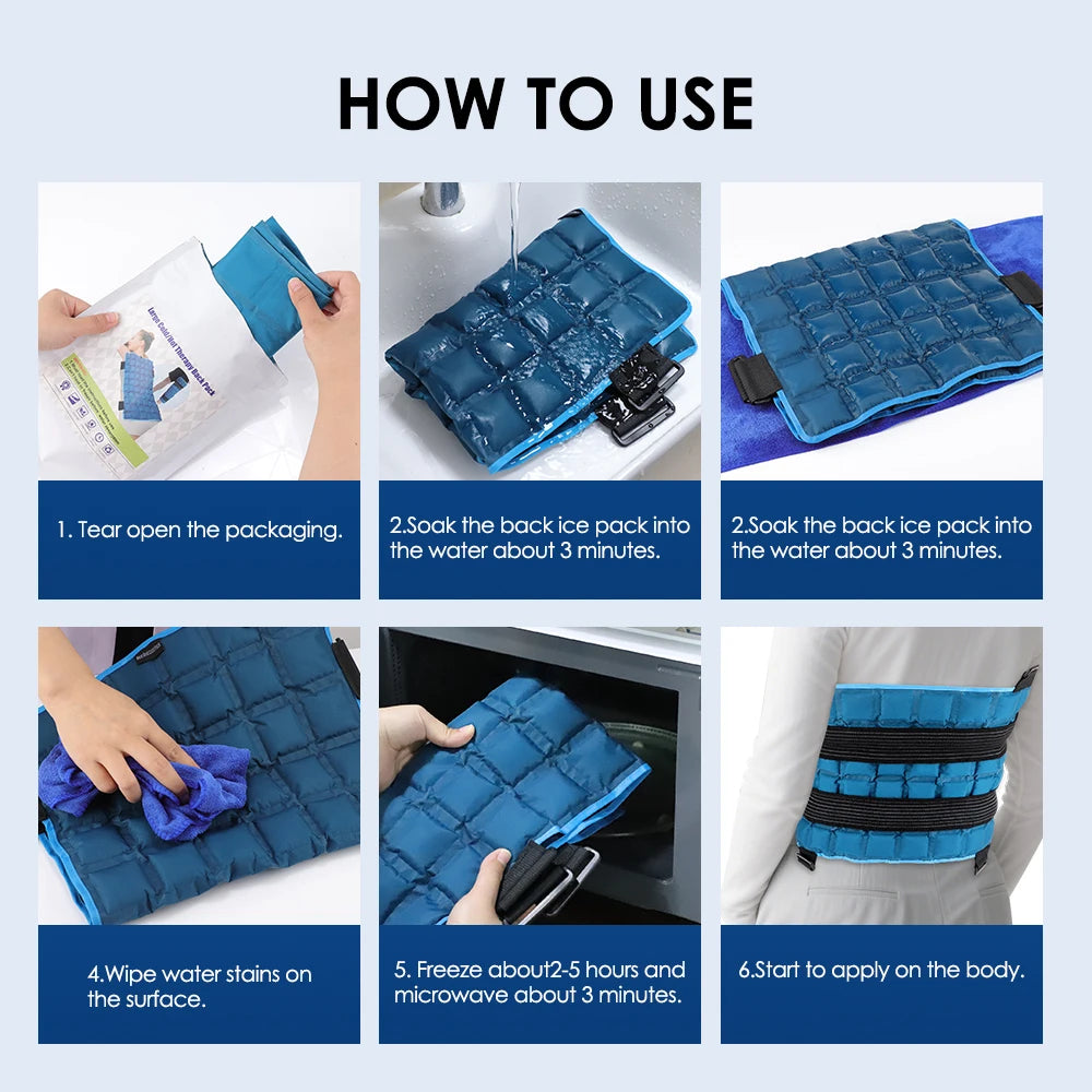Moajaza Reusable Ice Pack For Knee Cold Hot Therapy