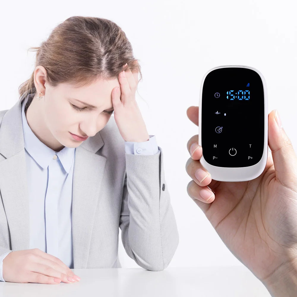 ATANG CES Sleep Aid Brain Stimulation Device With Ear Clip