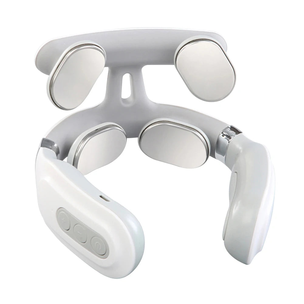 4 Heads Back Massager Portable USB Rechargeable For Waist