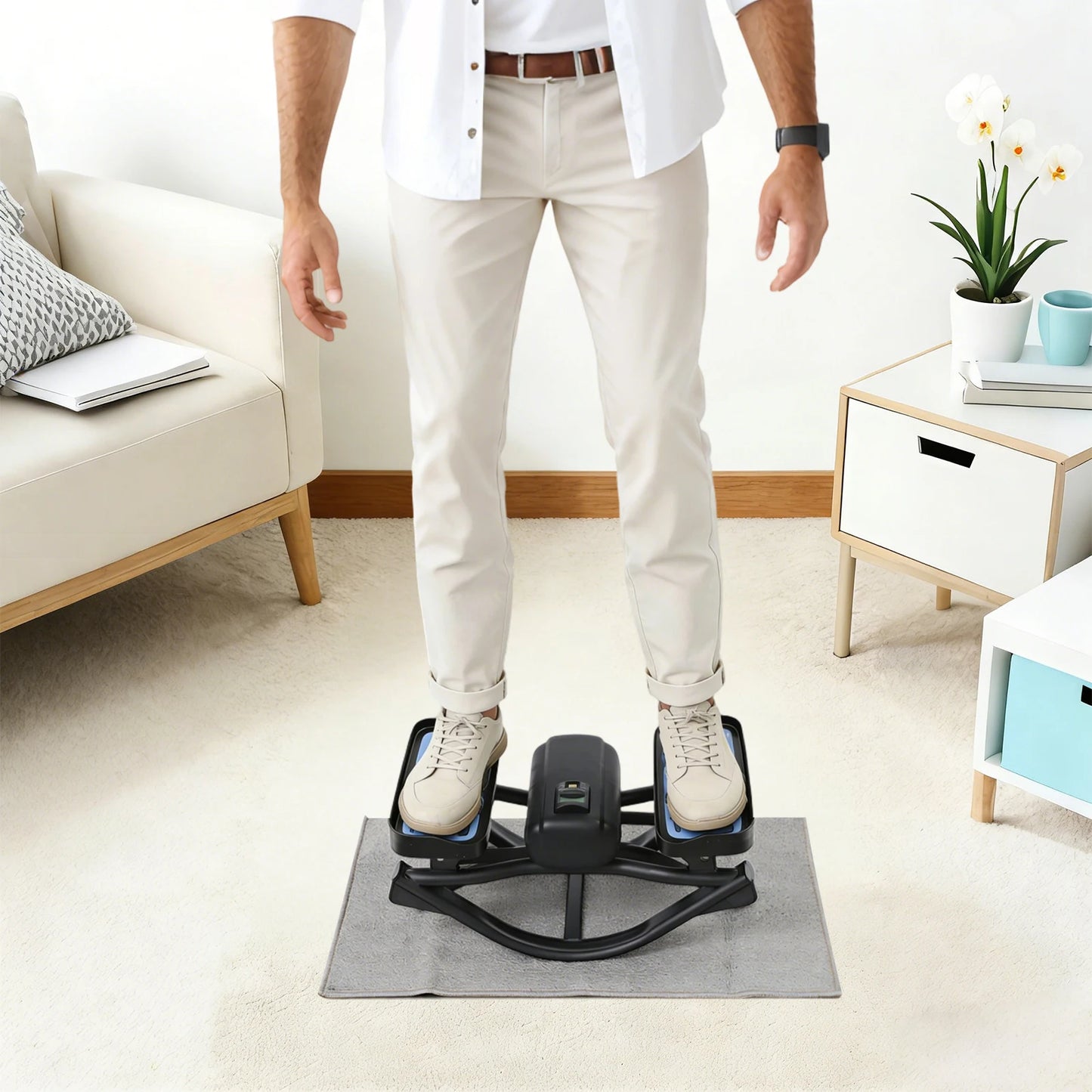 Rocking Fitness Stepper Portable Lateral Stepper For Home Gym