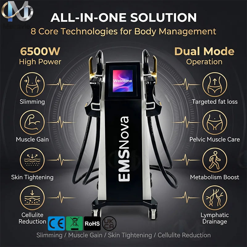 Emsnova 6500W EMS Body Shaping Device For Muscle Growth