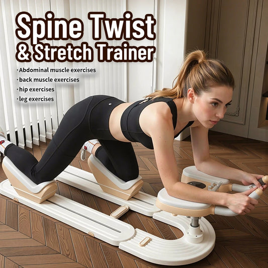 Spine Twist Stretch Trainer For Waist Toning And Core Activation