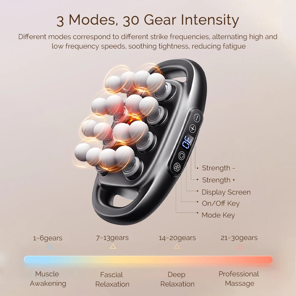 Foreverlily Fascia Massage Gun With 9 Modes For Full Body