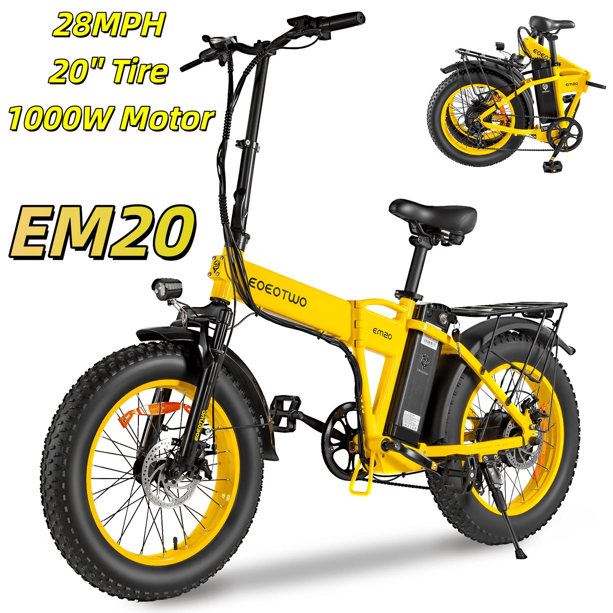 Eoeotwo Fat Tire Electric Bike With High Performance Motor