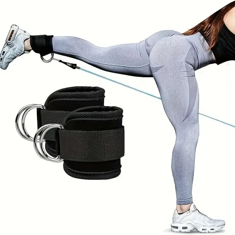 Adjustable Ankle Cuffs For Cable Machine Leg Workout Straps