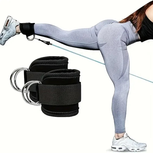 Adjustable Ankle Cuffs For Cable Machine Leg Workout Straps