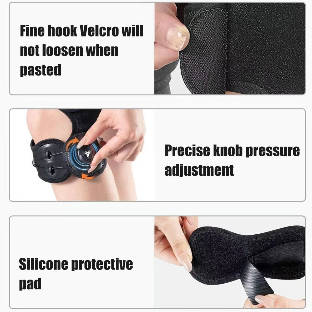 FVXVXV Patellar Tendon Knee Brace With Gel Pads Pain Relief