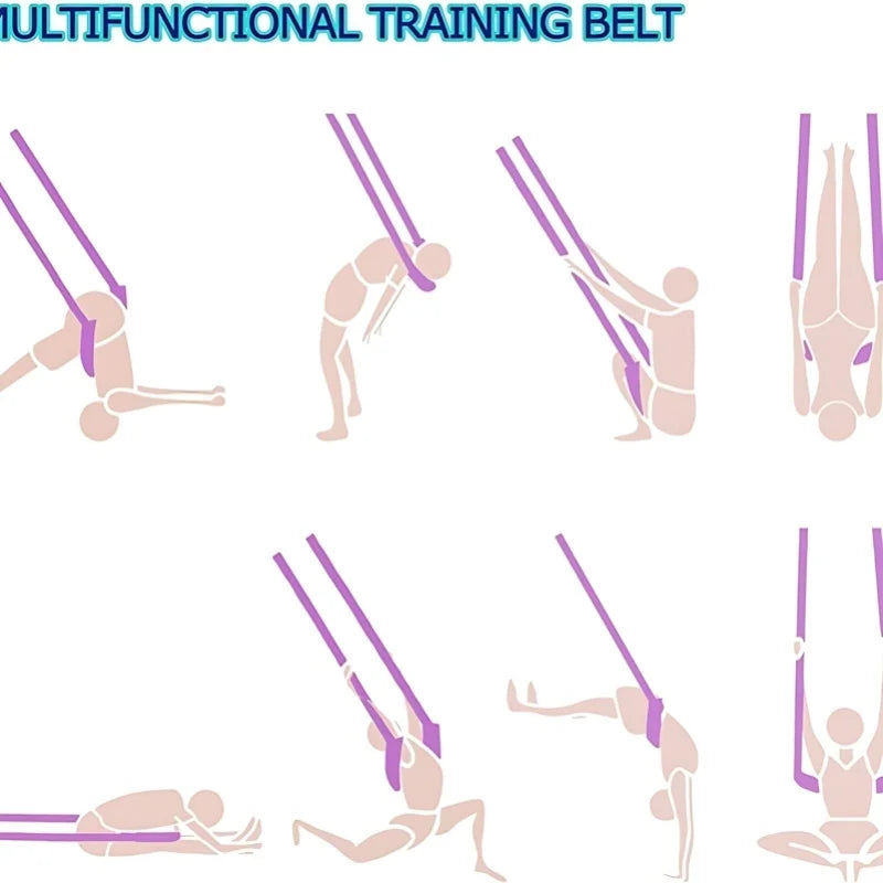 Advanced Aerial Yoga Rope Professional Home Gym Accessory Single Piece