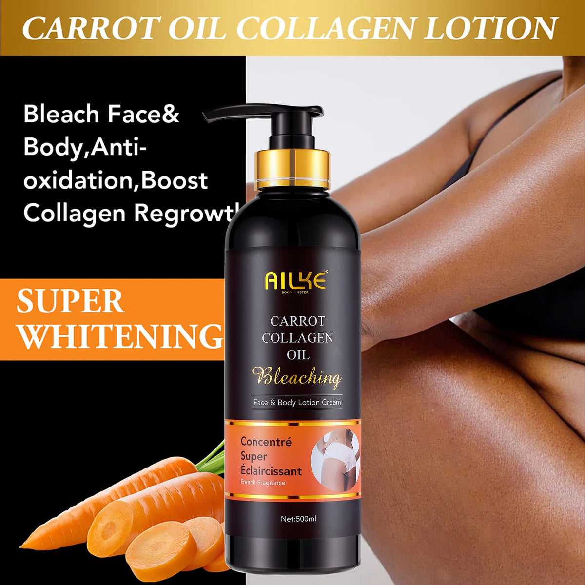 Ailke Glutathione Whitening Moisturizing Body Lotion Dark Spot Cream