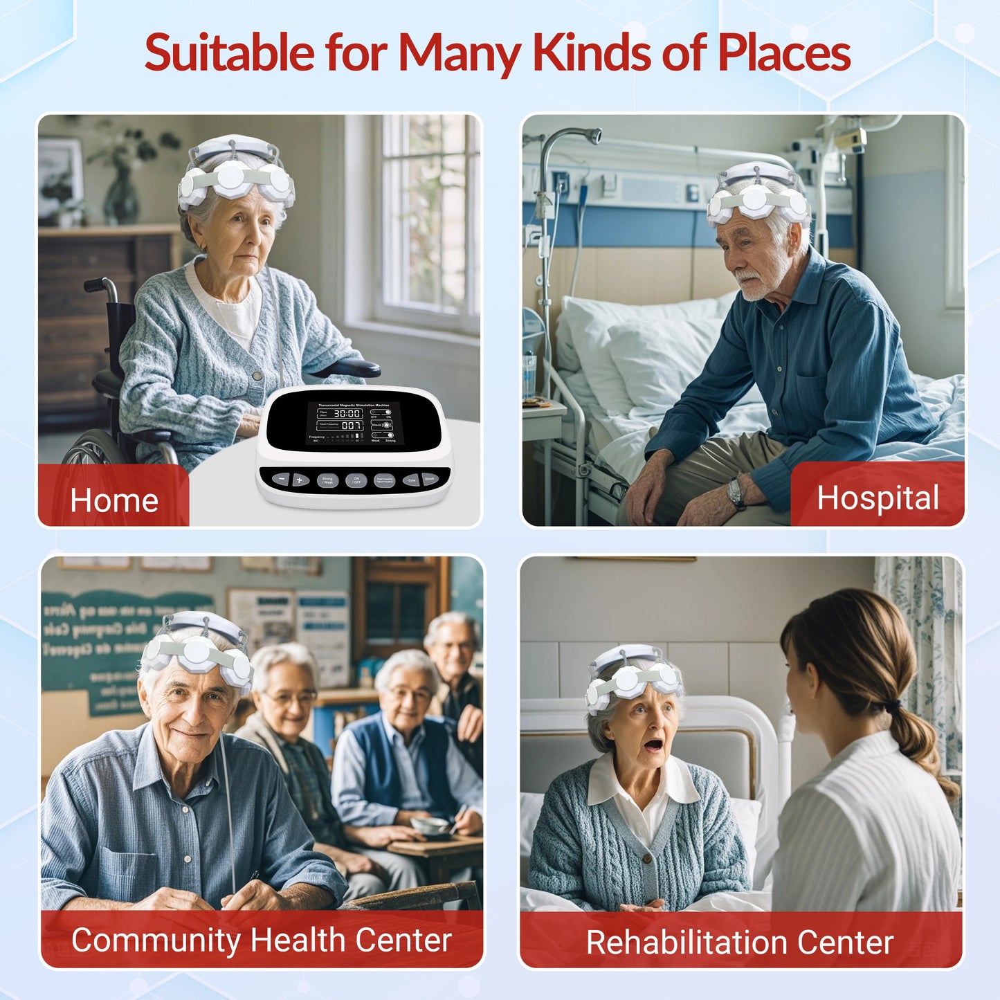 ZJKC Transcranial Magnetic Stimulation Device For Depression Parkinsons Insomnia