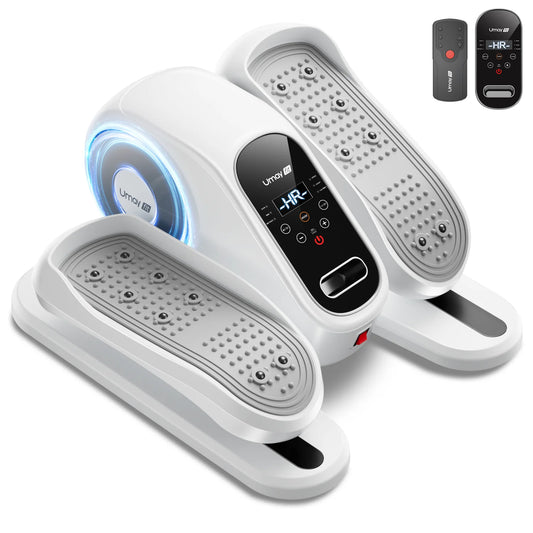 UMAY Compact Under-Desk Electric Elliptical Machine 12-Speed With Remote