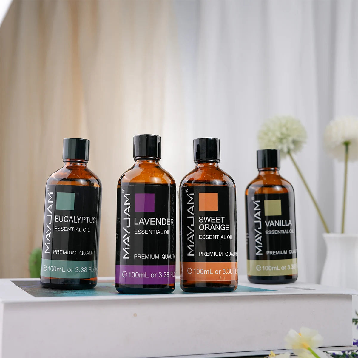 MAYJAM Pure Essential Oil Blend With Vanilla And Citrus Notes