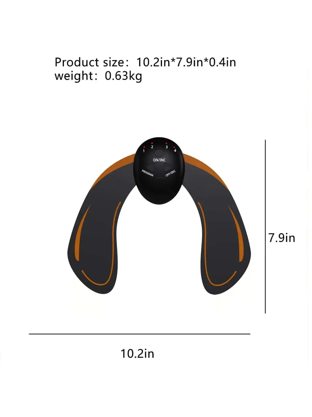 Hip Muscle Stimulator Massager Trainer for Fitness and Weightlifting