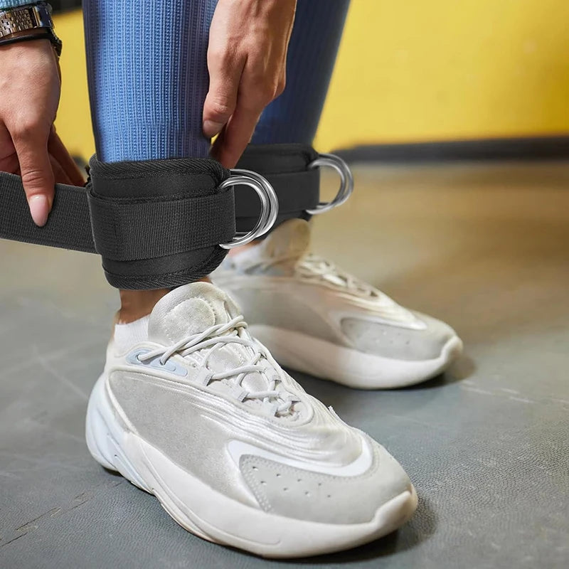 Adjustable Ankle Cuffs For Cable Machine Leg Workout Straps