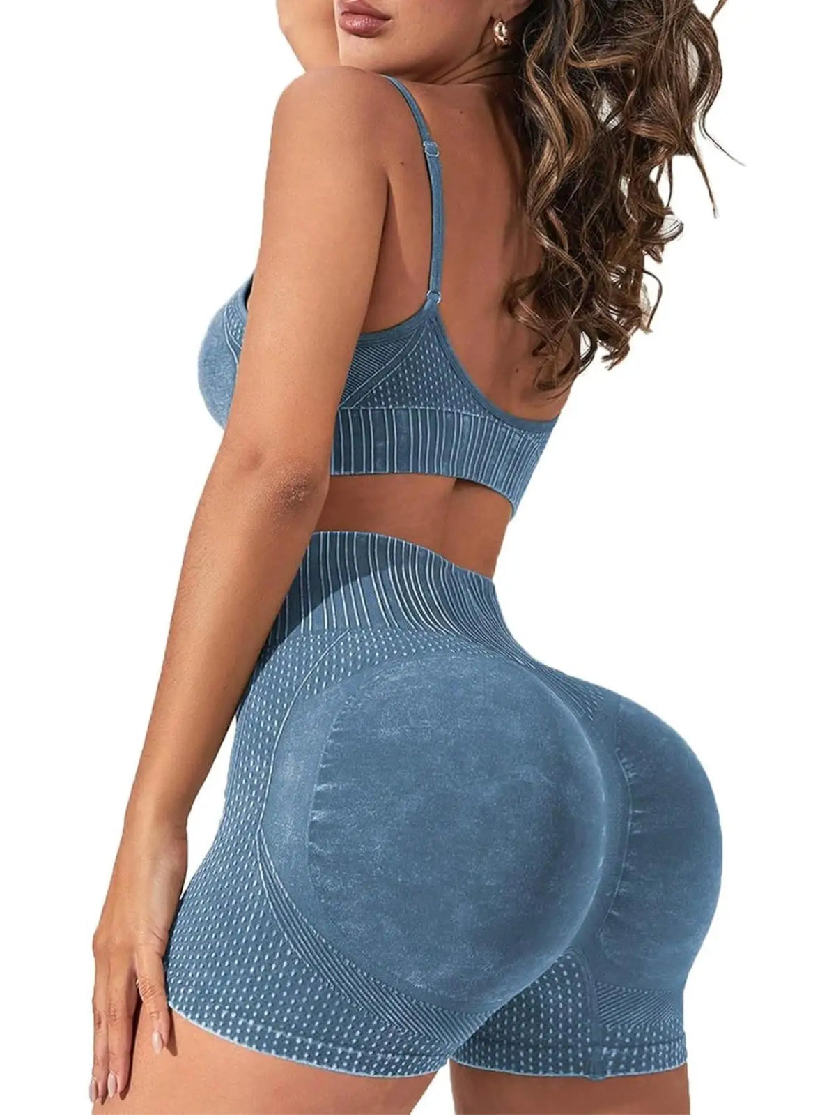 Women Seamless Breathable Yoga Fitness Activewear Set