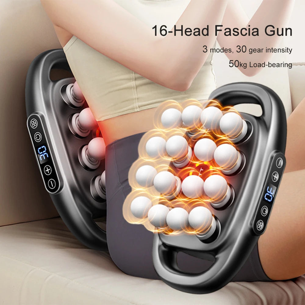 Foreverlily Fascia Massage Gun With 9 Modes For Full Body