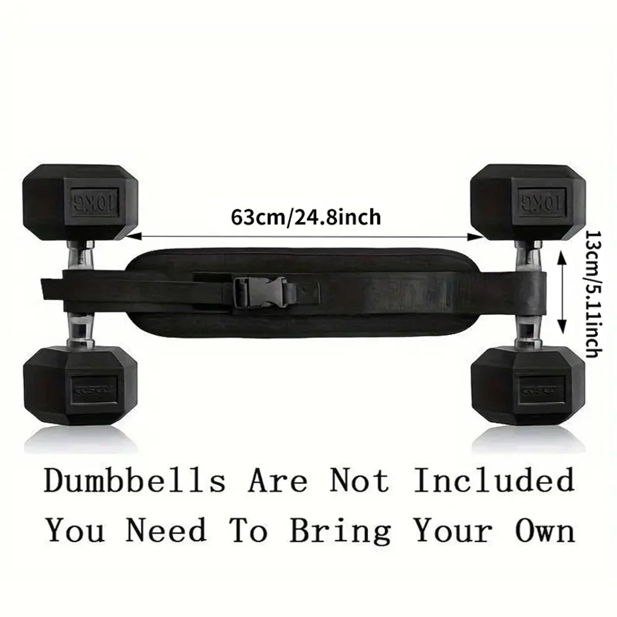 Adjustable Weighted Waist Belt For Home Workouts And Hip Shaping