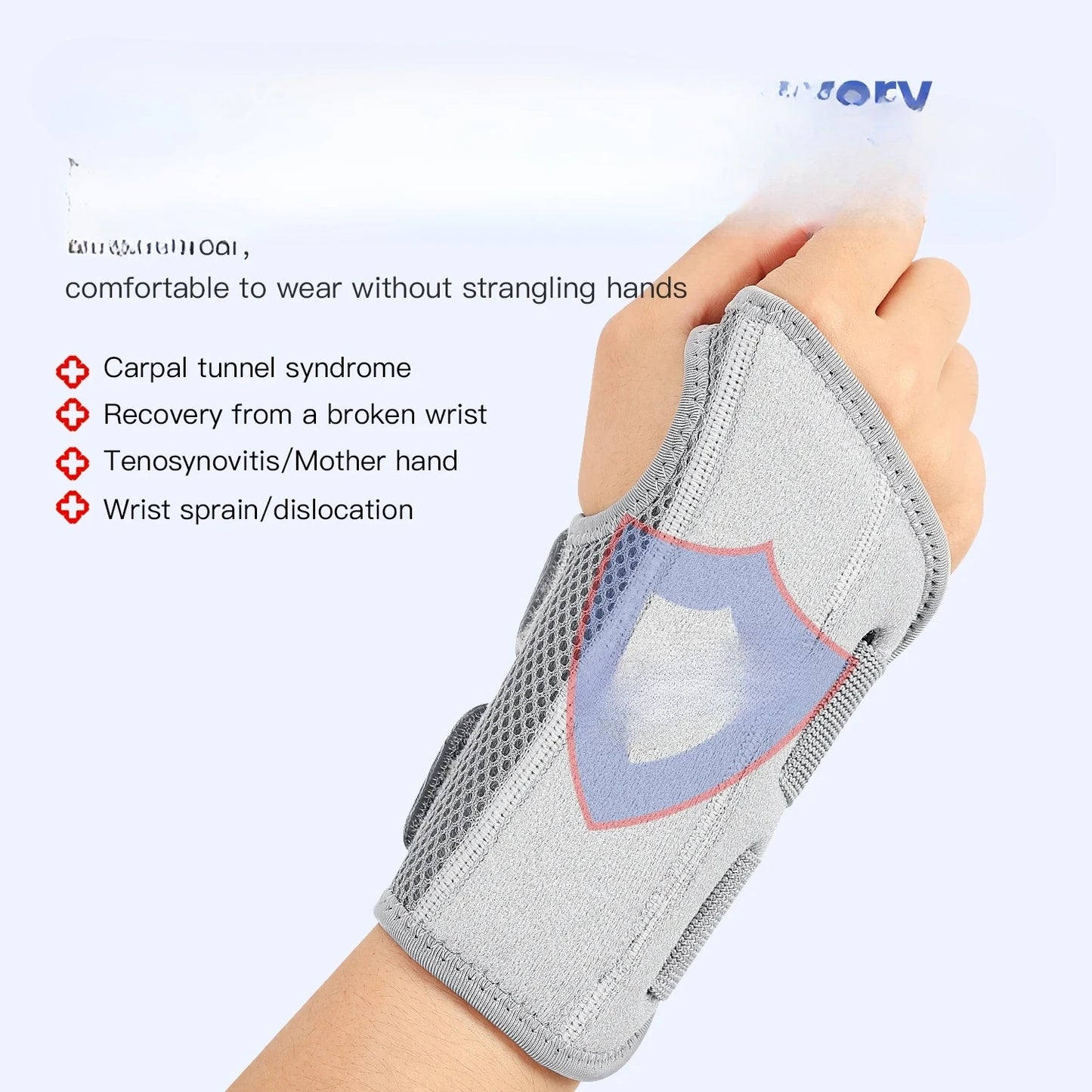 Wrist Support Brace With Splints For Carpal Tunnel Pain Relief