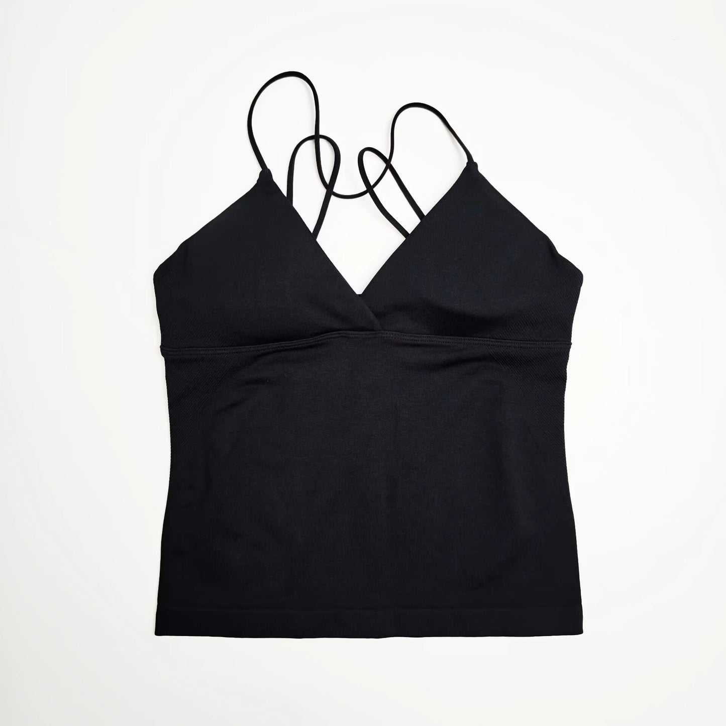 NCLAGEN Vision Twist Front Longline Seamless Yoga Tank