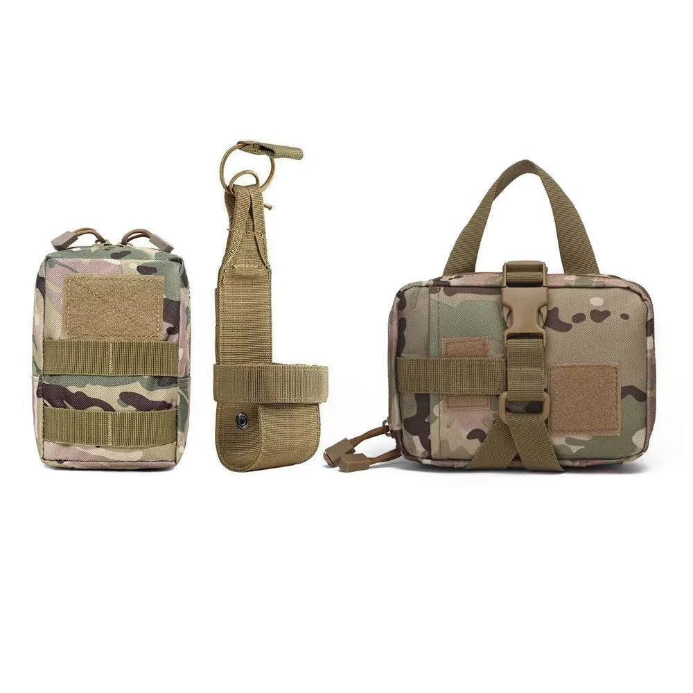Petavel Dog Tactical Molle Pouches Harness Set For Military Training