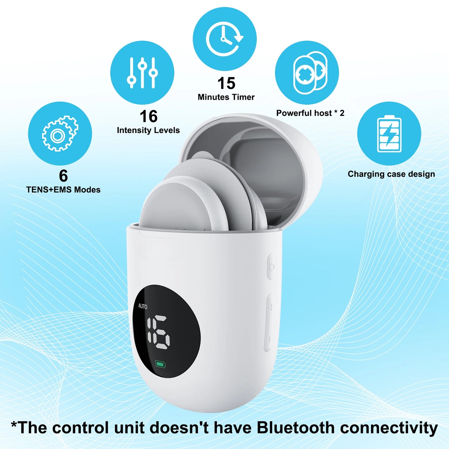 Masgre Wireless TENS EMS Unit With Pads For Lower Back