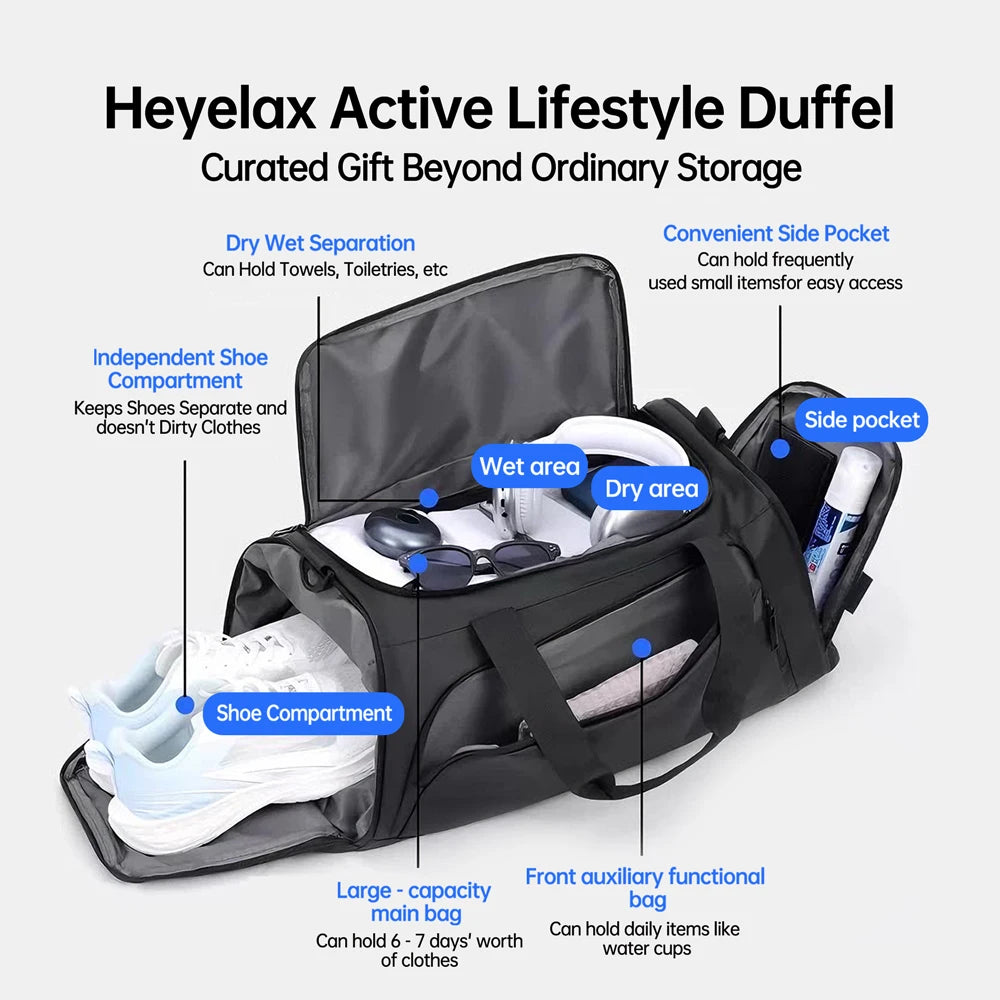 Heyelax Leg Compression Massager for Circulation, Recovery, Pain Relief