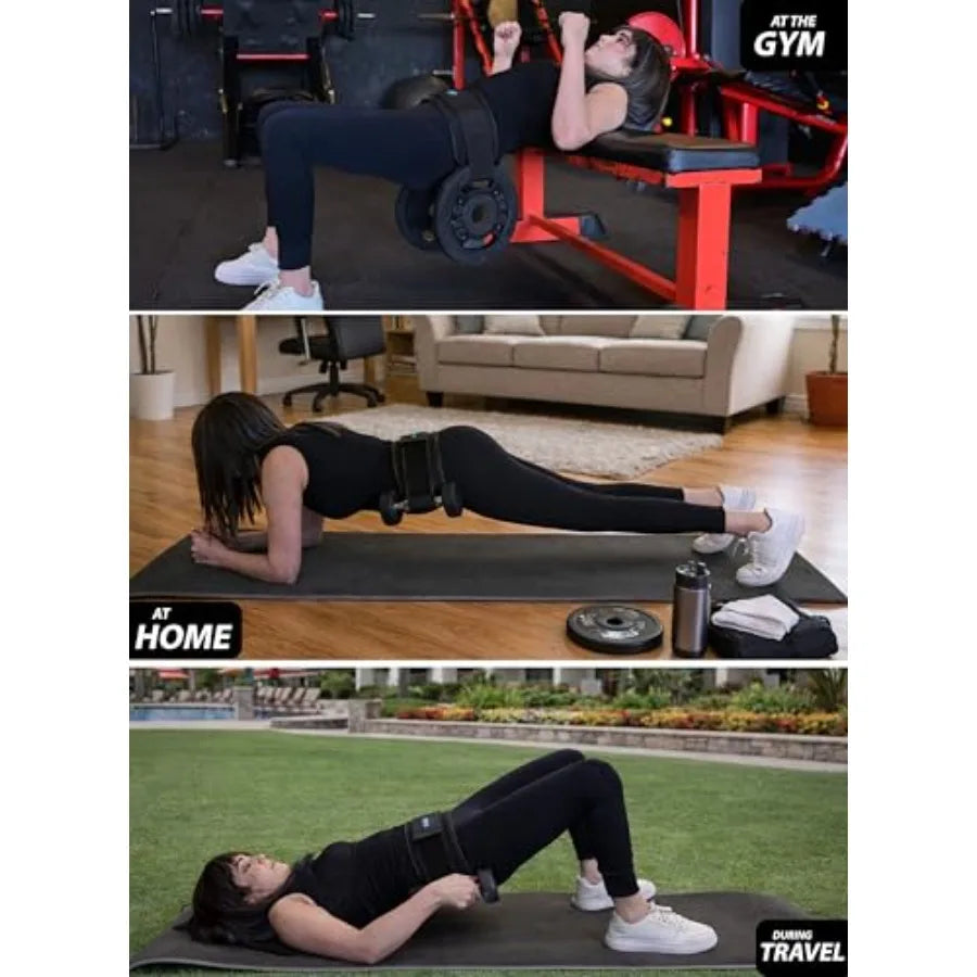 Hip Thrust Belt For Weights Dumbbells And Kettlebells With Padding