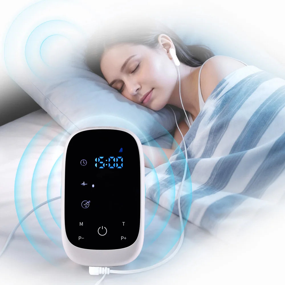 ATANG CES Sleep Aid Brain Stimulation Device With Ear Clip