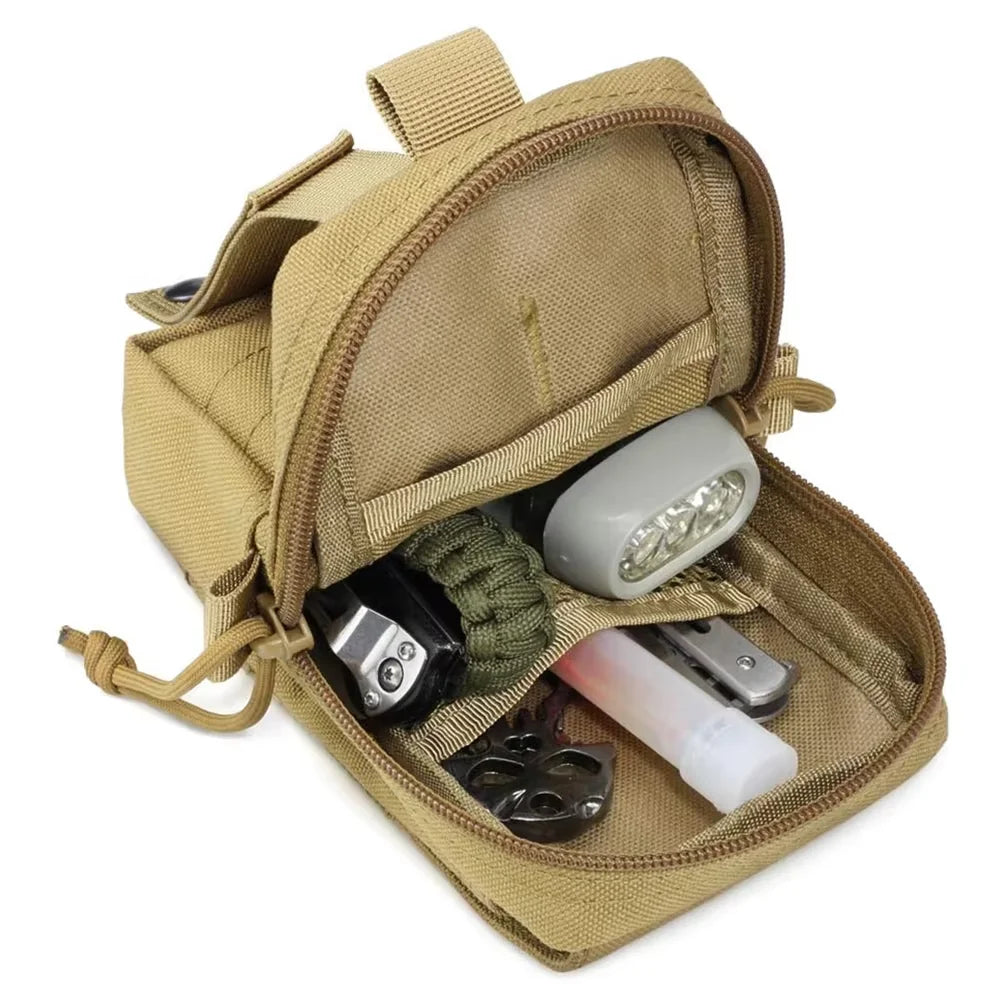 Petavel Dog Tactical Molle Pouches Harness Set For Military Training