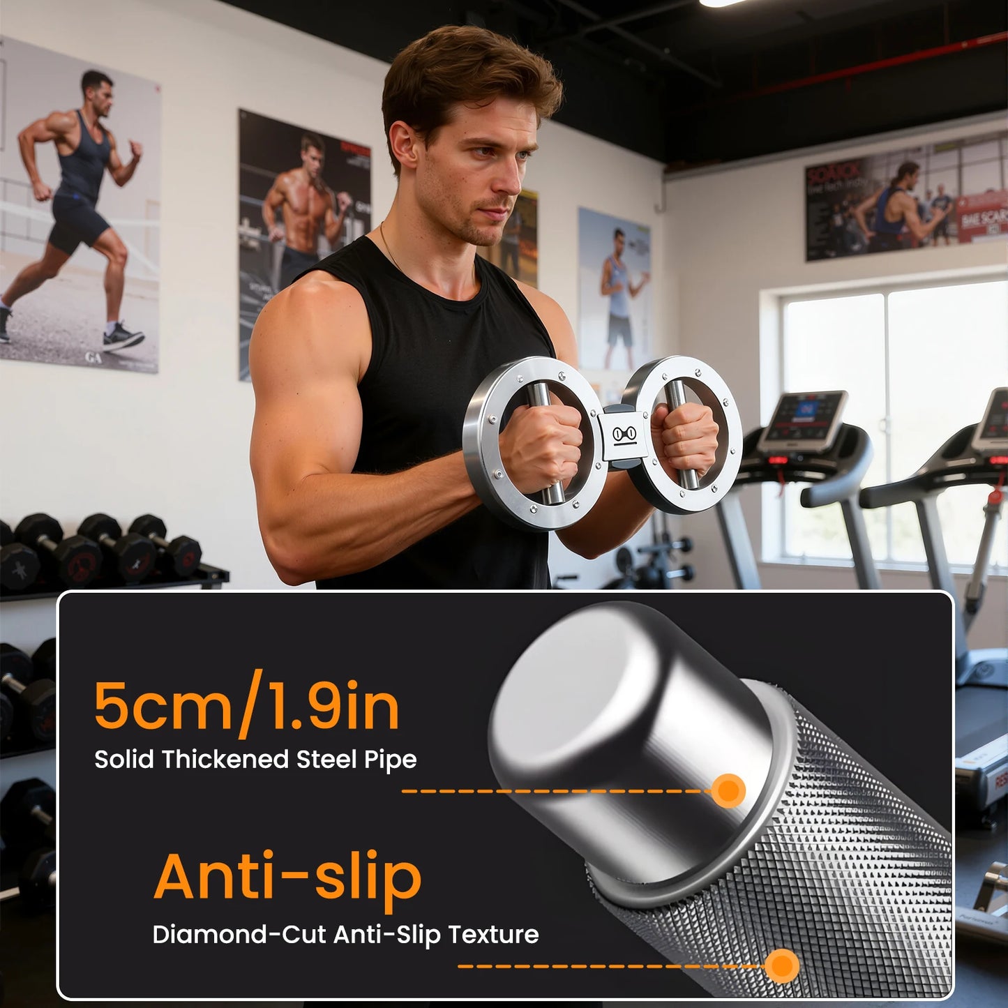 Rotator Machine Multifunctional Grip Strength Trainer 8 To 15 Pounds