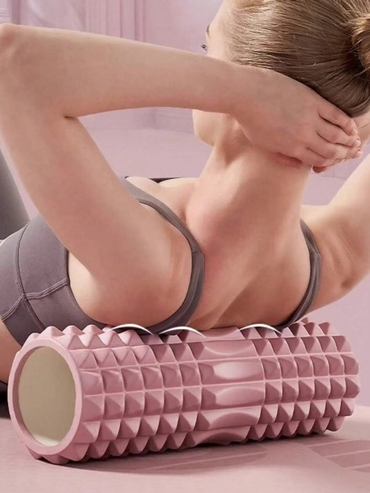 Foam Yoga Massage Roller Textured For Muscle Relaxation And Flexibility