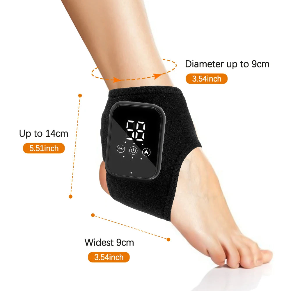 Hailicare Electric Heating Ankle Guard With Vibration Massage