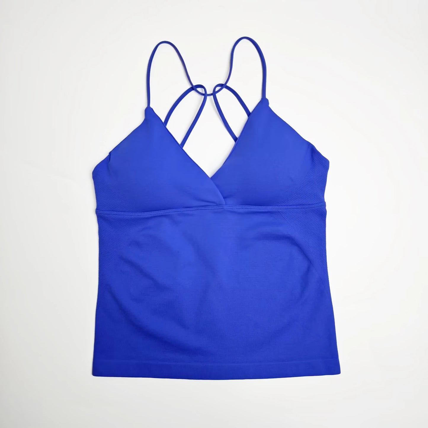 NCLAGEN Vision Twist Front Longline Seamless Yoga Tank