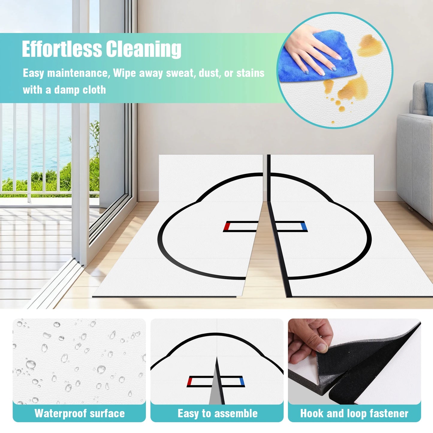 APWIKOGER Jiu Jitsu Mats For Martial Arts Training