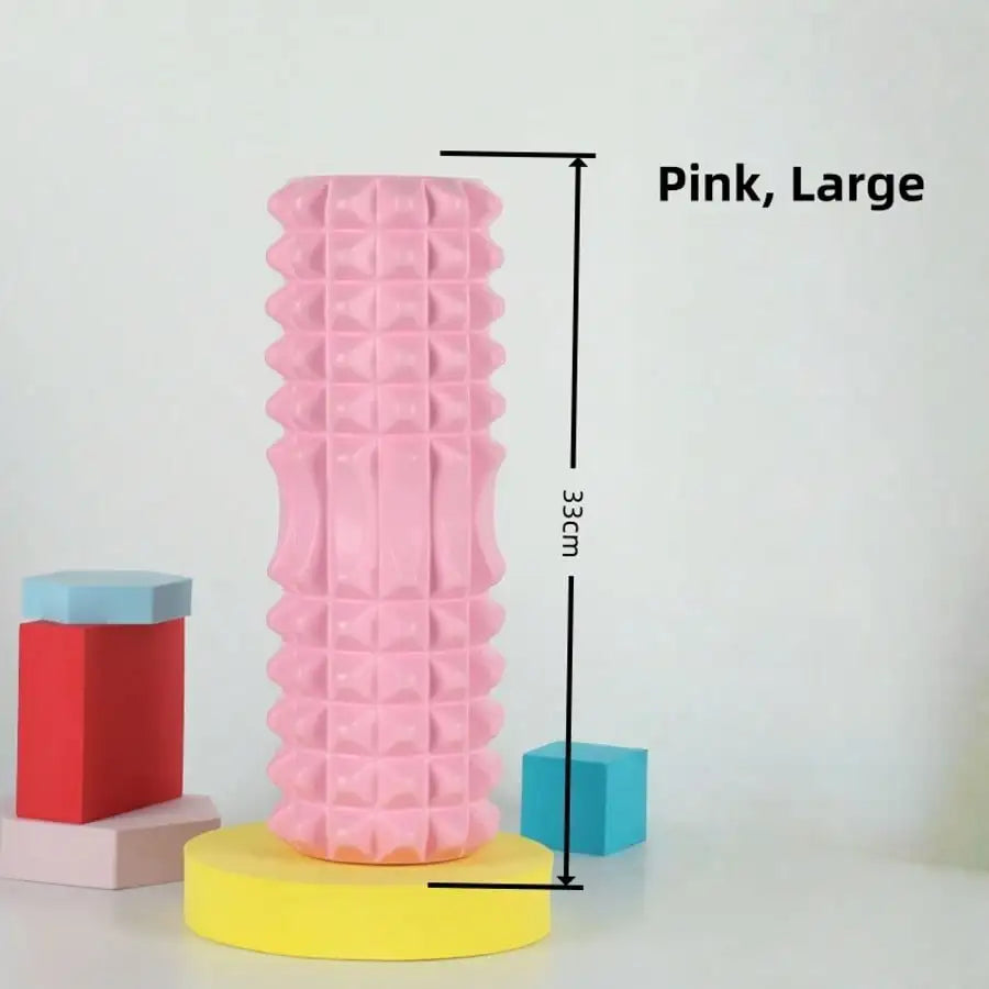 Foam Yoga Massage Roller Textured For Muscle Relaxation And Flexibility